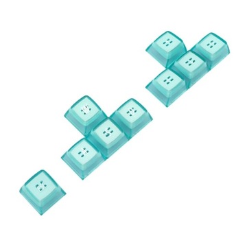 9 klawiszy podświetlane klawisze PBT WASD/ ESC/kierunkowe nasadki klawiszy