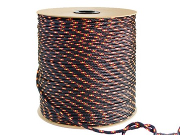 Lina Polipropylenowa Żeglarska 12mm Linka Pleciona CZARNA 60m