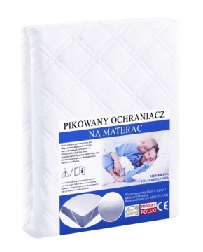 PIKOWANY OCHRANIACZ POKROWIEC NA MATERAC 70x90 NAKŁADKA MATA WODOODPORNA