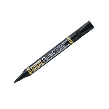 Marker permanentny czarny Pentel N850 okrągły