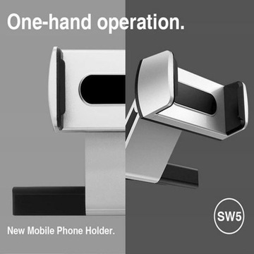 АВТОМОБИЛЬНЫЙ ДЕРЖАТЕЛЬ АЛЮМИНИЕВЫЙ для телефона со слотом для компакт-дисков