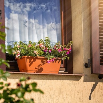 БАЛКОННАЯ КОРОБКА 40см ПОДСТАВКА ДЛЯ ЦВЕТОЧНОГО ГАЗВА