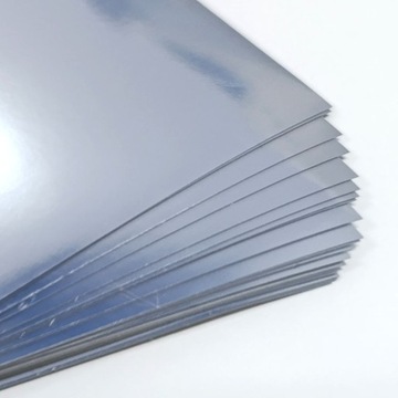 Folia samoprzylepna SREBRNA A4 10ark ATRAMENT LASER
