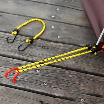 3x РЕЗИНОВЫЕ ТРОСЫ, РЕМНИ, КРЕПЛЕНИЕ БАГАЖНЫХ БРЕЗЕНТОВ, КРЮЧОК