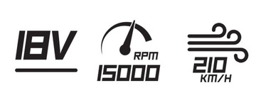 DEDRA DED7094 ВОЗДУХОДУВКА ДЛЯ ЛИСТ SAS+ 18 В