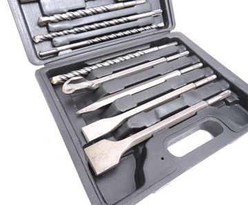 НАБОР СВЕРЛ И ДОЛОТО SDS+ СВЕРЛА ПО БЕТОНУ, 17 ЭЛЕМЕНТОВ