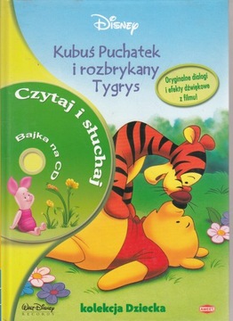 KUBUŚ PUCHATEK I ROZBRYKANY TYGRYS +CD DISNEY