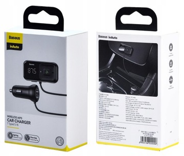 АВТОМОБИЛЬНЫЙ ПЕРЕДАТЧИК BASEUS BLUETOOTH MP3 S-16