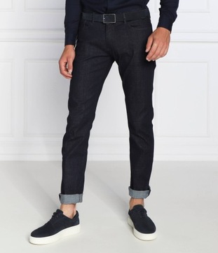 EMPORIO ARMANI jeansy | Slim Fit granatowe