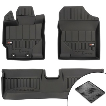 3D gumové koberce Toyota Yaris III 2011-2020 podložka bonus