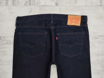 LEVI'S 504 REGULAR STRAIGHT INKED SPODNIE MĘSKIE JEANS 36/34 pas94 dł114