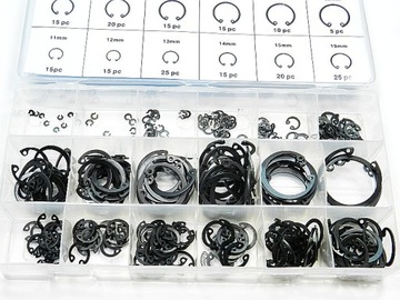 Zestaw pierścieni wewnętrznych Seeger'a 300szt GEK