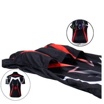 МУЖСКАЯ ВЕЛОСИПЕДНАЯ РУБАШКА С КОРОТКИМ РУКАВОМ, ДЫШАЩАЯ, X-TIGER 4XL