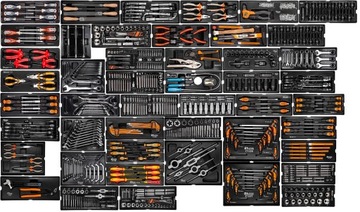 ZESTAW WKŁADEK DO WÓZKA WARSZTATOWEGO WYPOSAŻENIE