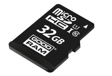 КАРТА ПАМЯТИ microSD GOODRAM UHS1 CL10 32 ГБ + АДАПТЕР 100 МБ