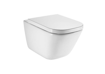 Miska wisząca WC ROCA GAP Rimless deska wolnoopadająca, biała A34H47C000