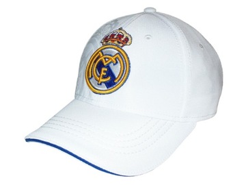 REAL MADRYT CZAPKA Z DASZKIEM LOGO WHITE