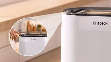 Bosch MyMoment TAT2M121 Тостер 950 Вт 2 тоста Таймер Термостат Разморозка