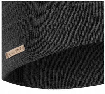 Czapka zimowa ciepła Helikon Winter wełna Merino Beanie szara