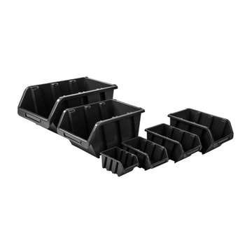 10X Контейнер для мусора NP12 KTR30 BLACK Черный