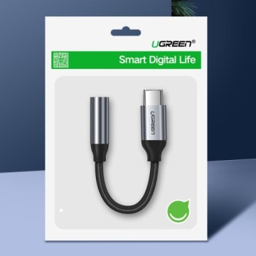 АДАПТЕР ДЛЯ НАУШНИКОВ UGREEN С МИНИ-ДЖЕКОМ НА USB-C