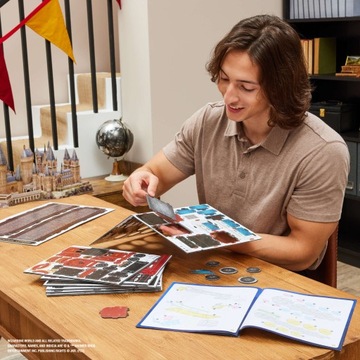 ГАРРИ ПОТТЕР ХОГВАРТС-ЭКСПРЕСС-ГОЛОВОЛОМКА 3D-МОДЕЛЬ ДЛЯ СБОРКИ 4D-СТРОЙКИ