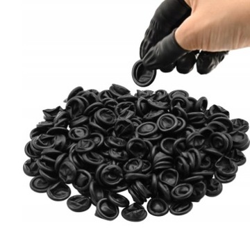 Защитные накладки на пальцы, 100 шт, черные Prima Derma