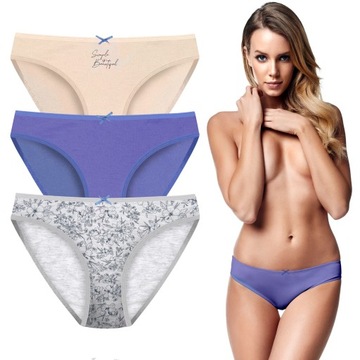 HENDERSON LADIES figi damskie BIKINI majtki 3-PAK rozmiar M