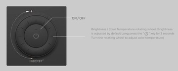 Настенный диммер с дистанционным управлением Miboxer Milight K3-B 2,4 ГГц