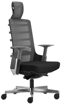 Fotel biurowy ergonomiczny Spinelly czarny Unique