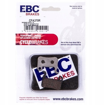 KLOCKI ROWEROWE EBC PÓŁMETAL. SHIMANO BR-M601 HONE M665 SLX M765 M775 DEORE