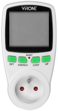 Ваттметр однотарифный Virone EM-4 16А 3680Вт