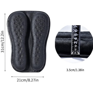 ПОДУШКА НА СИДЕНЬЕ МОТОЦИКЛА 21*3,5*31 СМ ЧЕРНАЯ