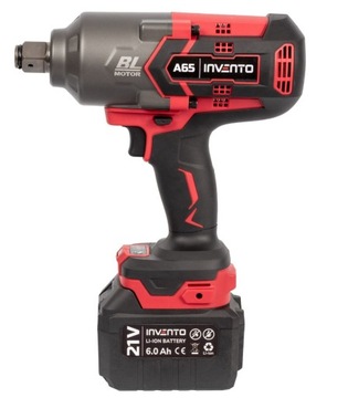 Аккумуляторный ударный гайковерт INVENTO A65 3/4 дюйма — набор в чемодане