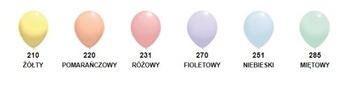 BALONY REKLAMOWE 27 cm Balon z nadrukiem 100 szt + PATYCZKI GRATIS!