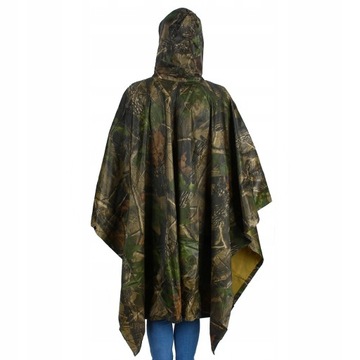 Poncho przeciwdeszczowe przenośny wojskowy