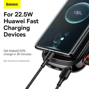 Baseus Power Bank 20000 мАч Qpow Pro — USB + TypeC — PD22,5 Вт с кабелем Type C