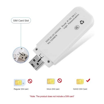 LDW931 USB 4G LTE модем-маршрутизатор с разблокированной нано-SIM-картой