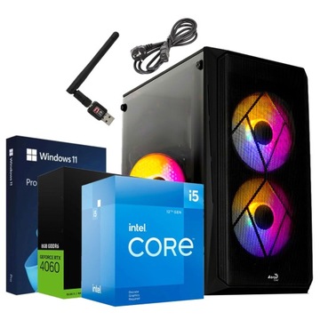 KOMPUTER GAMINGOWY I5 12400F|RTX 4060|nVME|WINDOWS