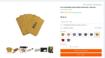ЗАЩИТНЫЙ ЧЕХОЛ RFID КРЕДИТНАЯ КАРТА + БЕСПЛАТНЫЕ ПОДАРКИ