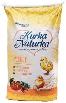 PASZA NUTRENA KURKA NATURKA PISKLĘ 25kg KRUSZONKA