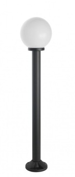 Lampa ogrodowa słupek zewnętrzny KULE 60 h=120cm, stylowa i odporna