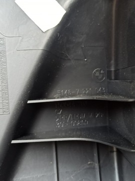 BMW 1 F20 F21 DRŽÁKY KRYT POLIČKY ZADNÍ 7221044