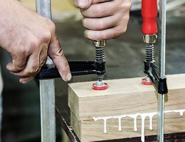 ВИНТОВОЙ ЗАЖИМ ДЛЯ ПЛОТНОСТИ 150x50MM ЗАЖИМ ТИПА F