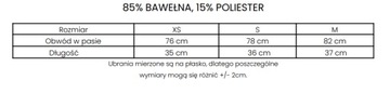 Spódniczka damska OLAVOGA NOVA 2023 niebieska - M