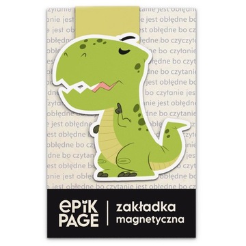 Zakładka do książek - Dinozaur, Trex - na prezent