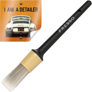 FRESSO DETAILING BRUSH PĘDZELEK DETAILINGOWY DELIKATNY DO AUTA NO.16 30 MM