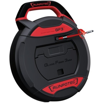 КАССЕТНАЯ СТАНЦИЯ ДИСТАНЦИОННОЙ ПРОТЯЖКИ КАБЕЛЯ ИЗ СТЕКЛОСТЕКЛА RUNPOTEC 50м