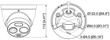 ГИБРИДНАЯ IP-КАМЕРА ТЕПЛОВИЗОБРАЖЕНИЯ TPC-DF1241-B3F4-S2 DAHUA