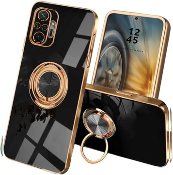 ETUI RING SILICONE DO REDMI NOTE 10 PRO + SZKŁO